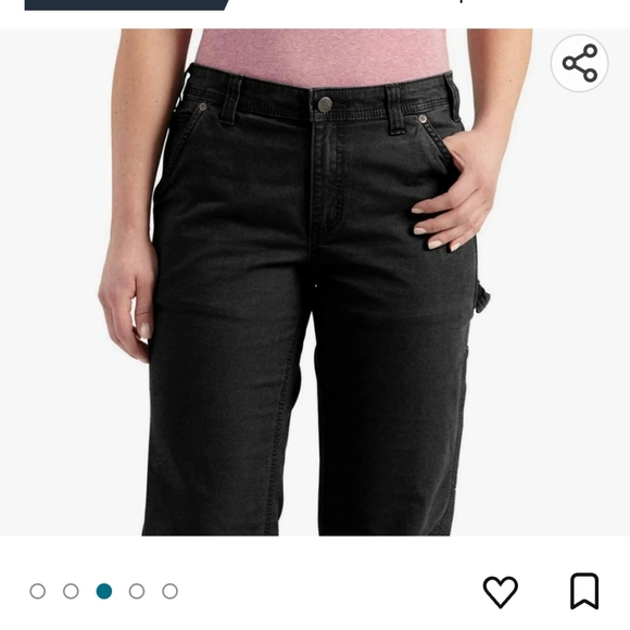 SOLD ‼️ Carhartt Loose fit SZ US 10 tall work pants cargos - Picture 5 of 12